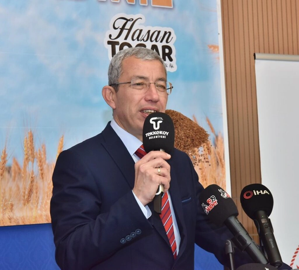 Tekkeköy’de çiftçilere buğday, yonca ve reygras tohumu dağıtıldı - Resim 10