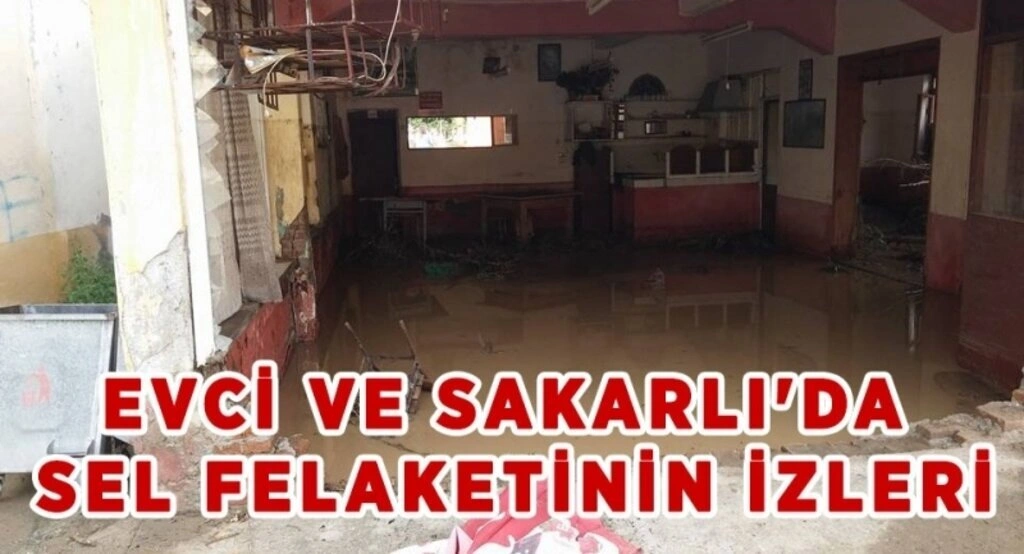 Evci ve Sakarlıda sel felaketin izleri - Resim 6