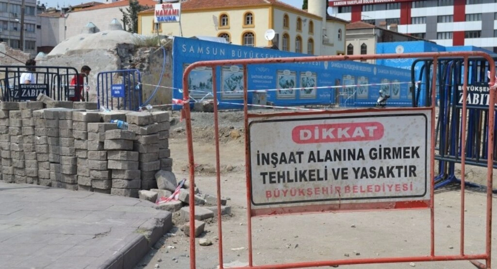 Samsun Tarihi Saathane kazı çalışmaları devam ediyor - Resim 4