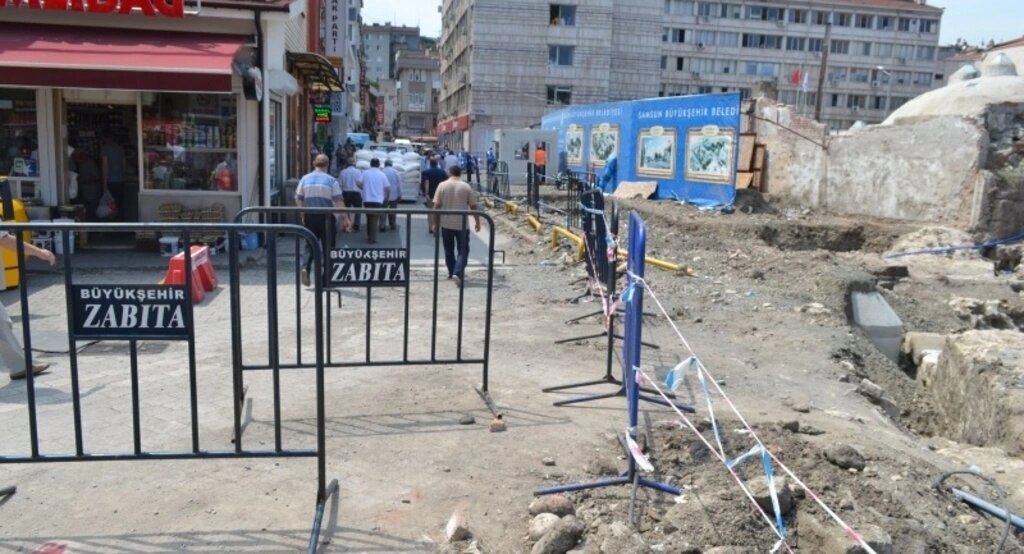 Samsun Tarihi Saathane kazı çalışmaları devam ediyor - Resim 6
