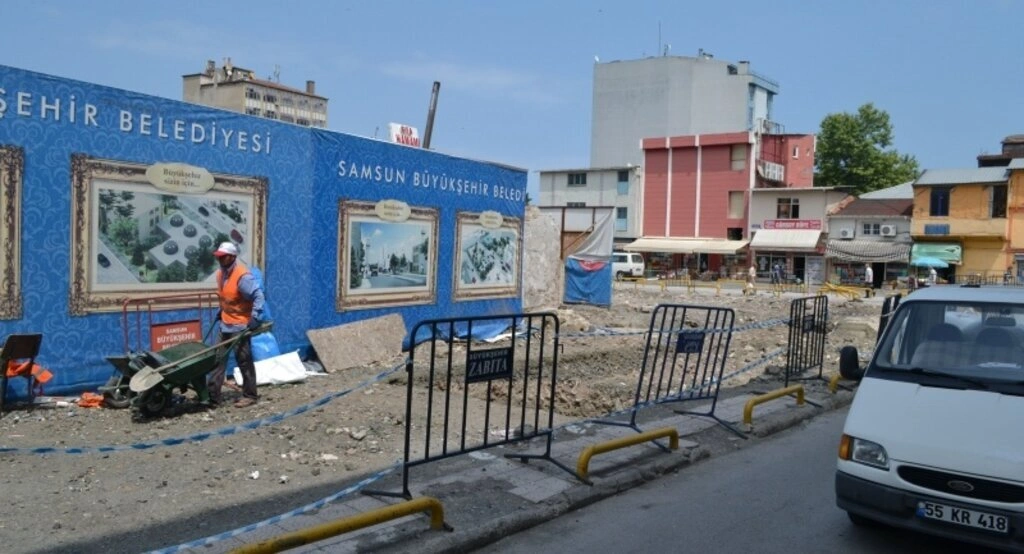 Samsun Tarihi Saathane kazı çalışmaları devam ediyor - Resim 8