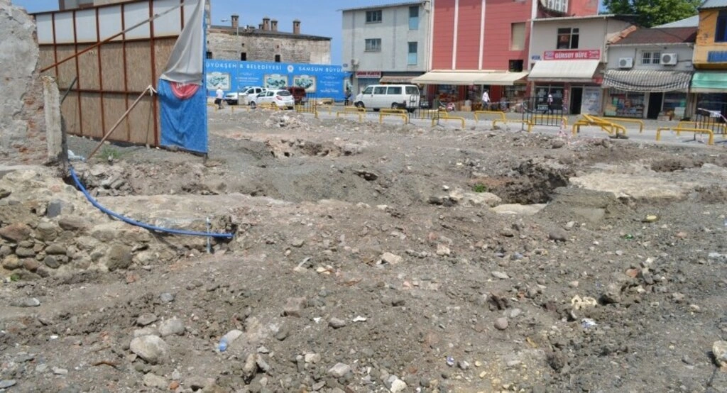 Samsun Tarihi Saathane kazı çalışmaları devam ediyor - Resim 9