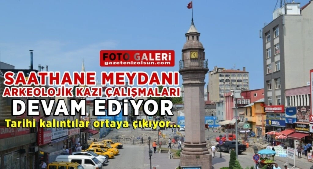 Samsun Tarihi Saathane kazı çalışmaları devam ediyor - Resim 17