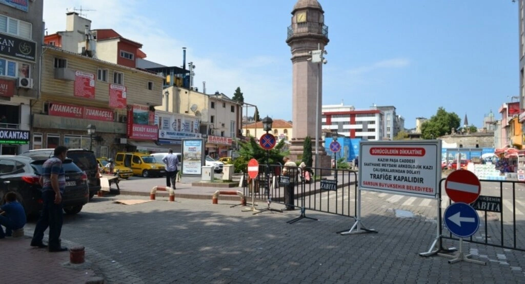 Samsun Tarihi Saathane kazı çalışmaları devam ediyor - Resim 21