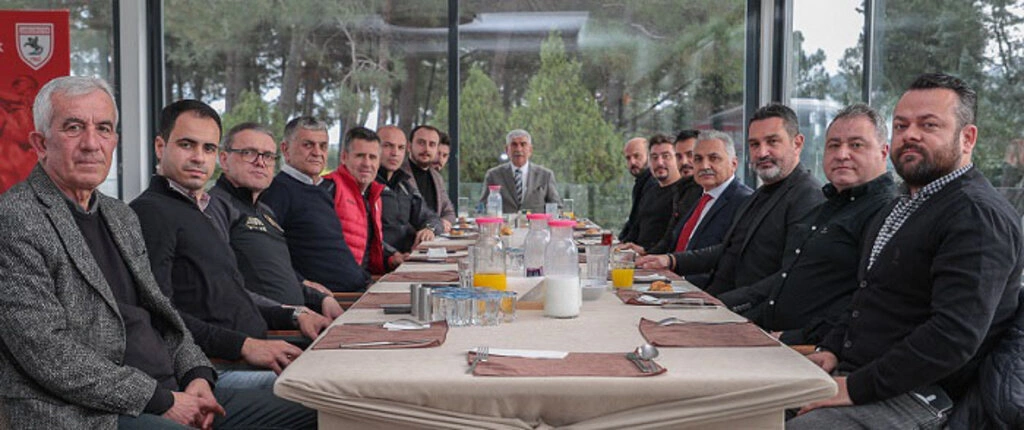 İl Emniyet Müdürlüğü'nden Samsunspor'a ziyaret  - Resim 1