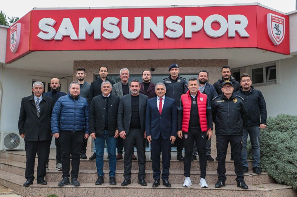 İl Emniyet Müdürlüğü'nden Samsunspor'a ziyaret  - Resim 3