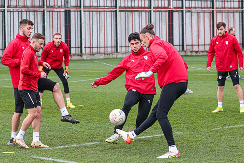 Samsunspor Erzurumspor maçı hazırlıklarını tamamladı - Resim 5