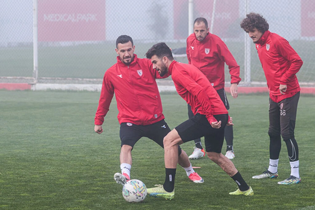 Samsunspor Boluspor maçı hazırlıklarını sürdürüyor - Resim 4