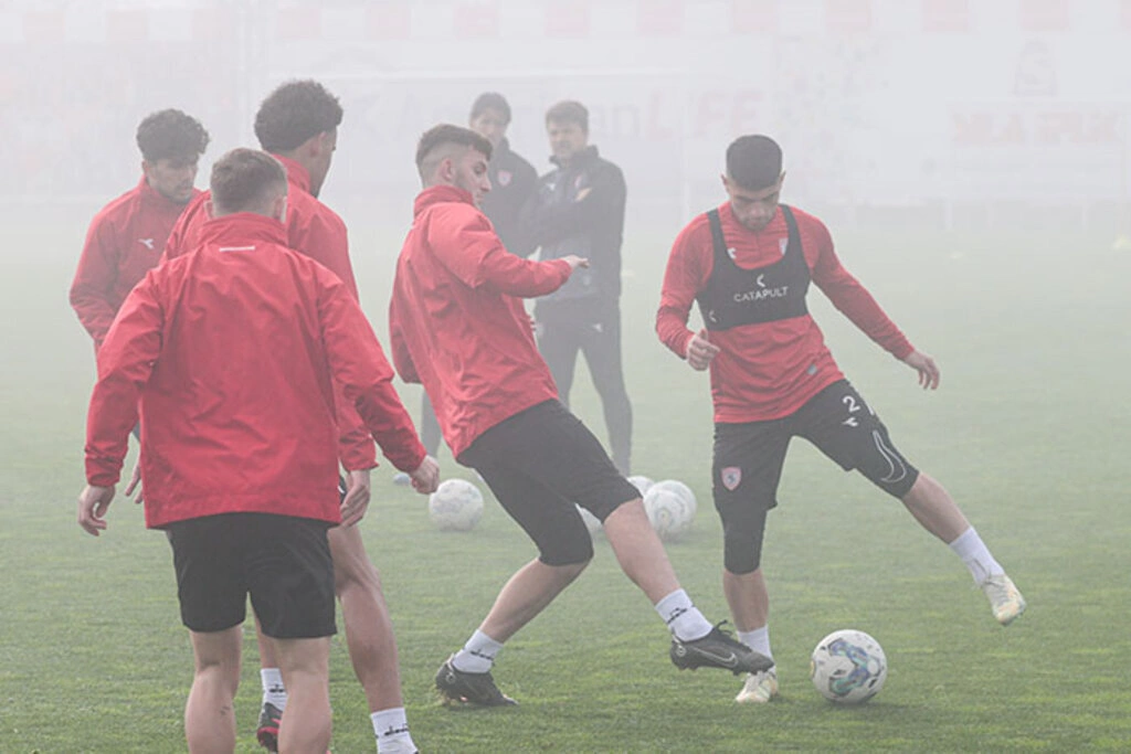 Samsunspor Boluspor maçı hazırlıklarını sürdürüyor - Resim 6