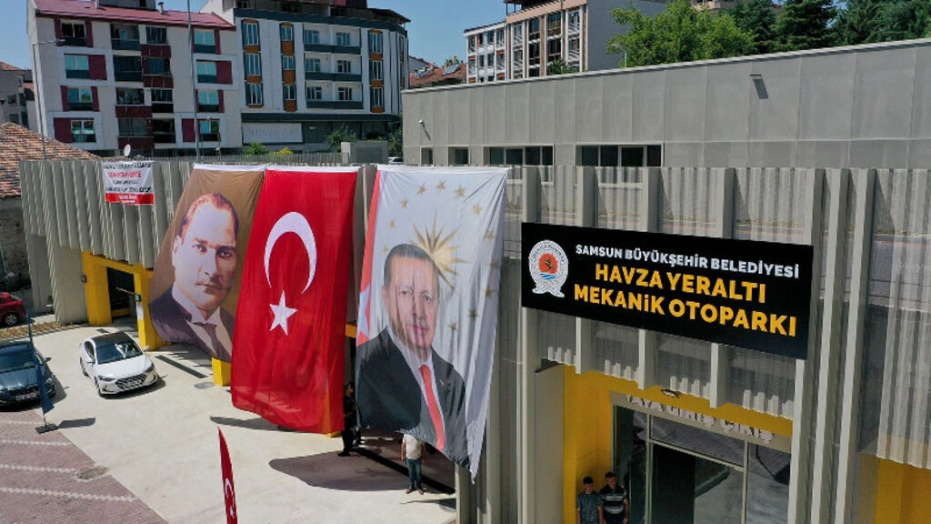 Havza Mekanik Katlı Otopark için muhteşem açılış - Resim 8