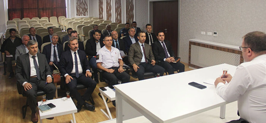 Havza ilçe idare şube başkanları toplantısı düzenlendi - Resim 1