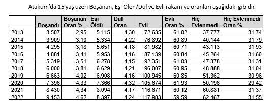 Atakum’un nüfusu 250 bini aştı! Tablolarla Atakum'un nüfus durumu - Resim 9
