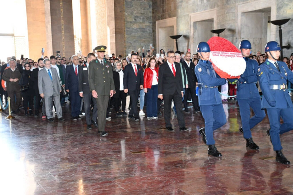 Cumhuriyetin 100. Yılında Samsun SMMMO Anıtkabirde - Resim 4