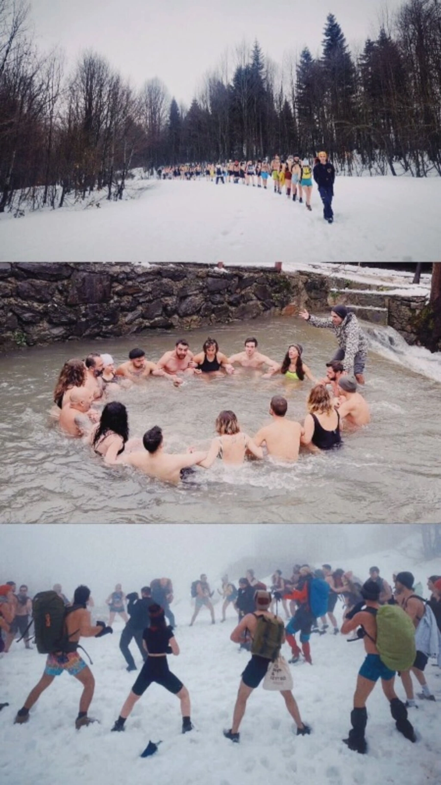 Mayo ile karlı dağlara tırmandılar! Wim Hof Method kış kampı - Resim 5