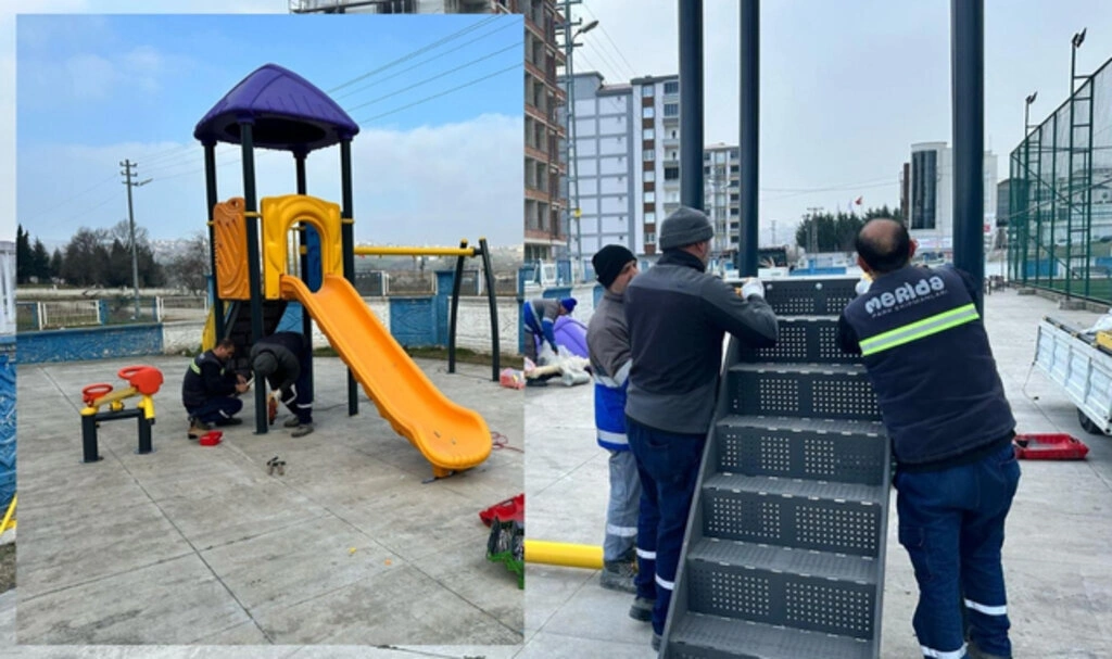 Canik Belediyesi'nden Atatürk Mahallesi'ne yeni park - Resim 1
