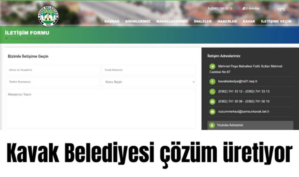 Kavak Belediyesi çözüm üretiyor - Resim 1
