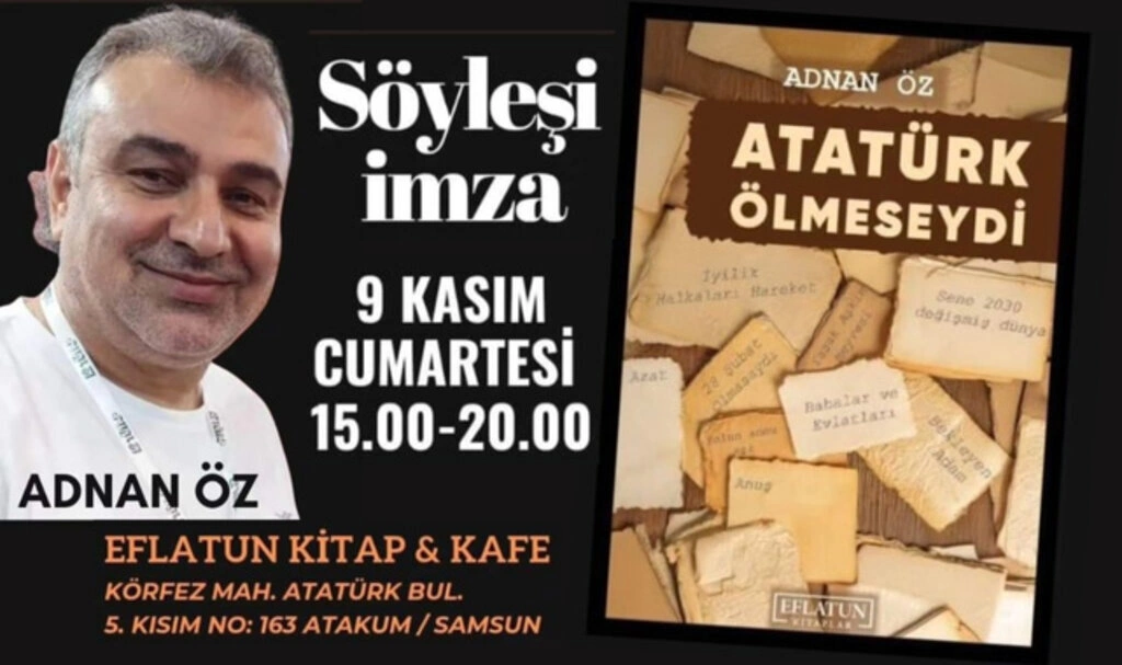 Adnan Öz yeni kitabı için söyleşi ve imza günü yapıyor - Resim 1