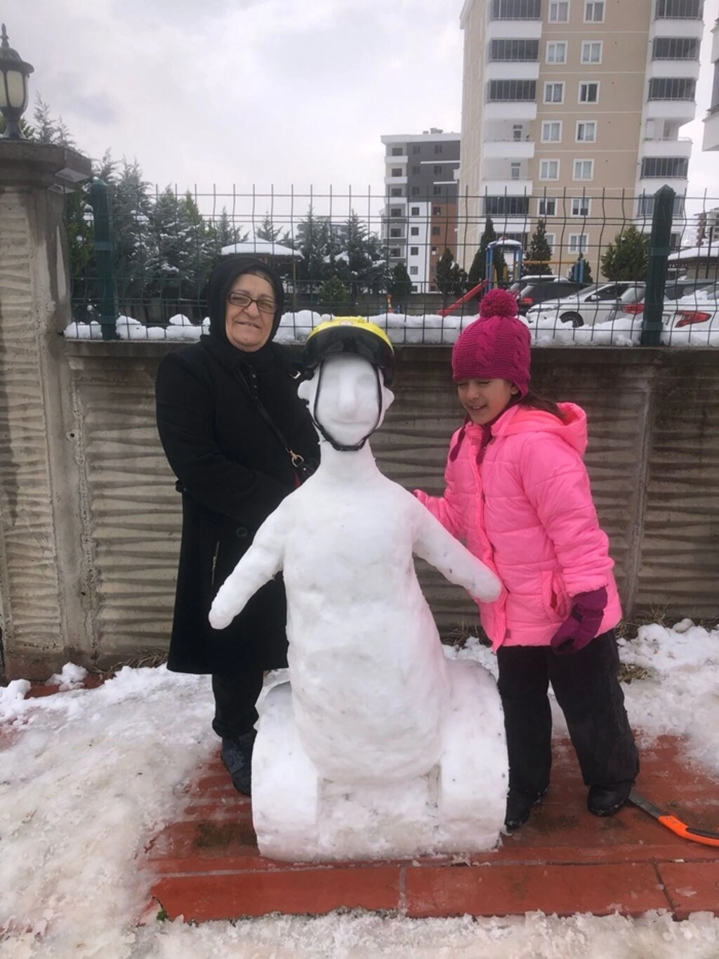 Samsun'da Kar Sanata Dönüştü: Birbirinden İlginç Kardan Adamlar - Resim 28