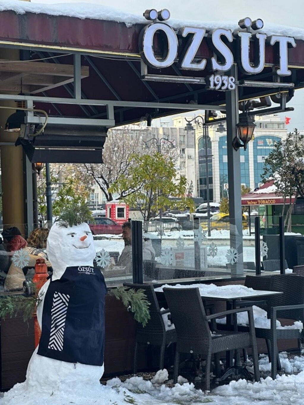 Samsun'da Kar Sanata Dönüştü: Birbirinden İlginç Kardan Adamlar - Resim 32