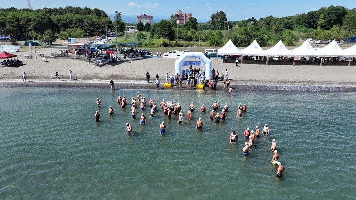 Terme Açık Su Yüzme Yarışması Fotoğrafları - Resim 8