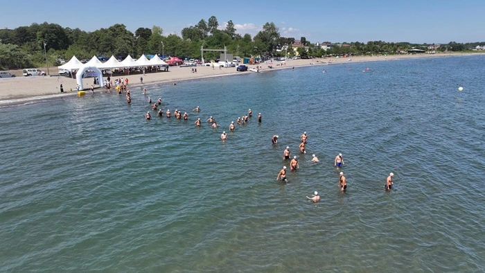 Terme Açık Su Yüzme Yarışması Fotoğrafları - Resim 16