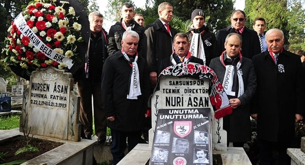 Samsunspor 20 Ocak futbol şehitleri böyle anıldı - Resim 8