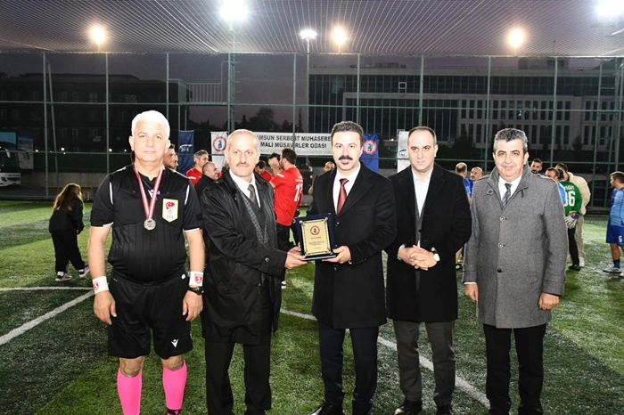 Samsun SMMMO Kurumlar Arası 6. Geleneksel Futbol Turnuvası Kupa Finali ile Sona Erdi - Resim 5