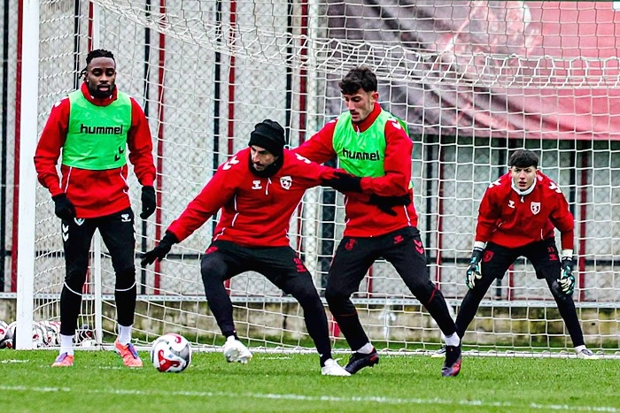 Samsunspor Fenerbahçe süper kupa yarı finali maçının hazırlıklarına devam ediyor - Resim 8