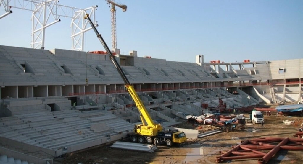 Samsun 19 Mayıs Stadyumu inşaatı çalışmaları devam ediyor - Resim 1