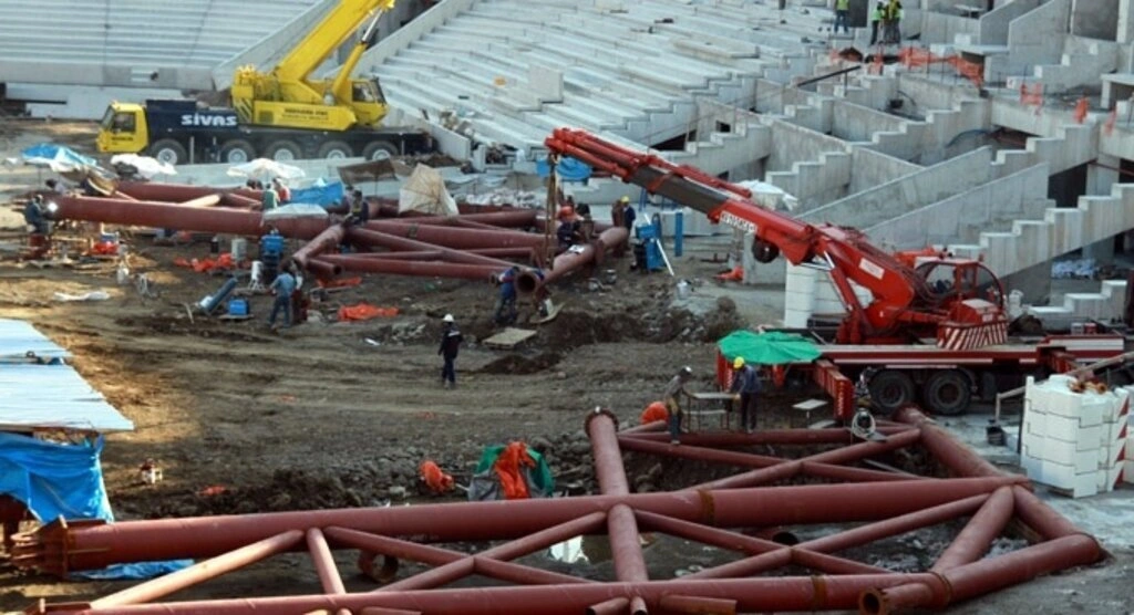 Samsun 19 Mayıs Stadyumu inşaatı çalışmaları devam ediyor - Resim 5