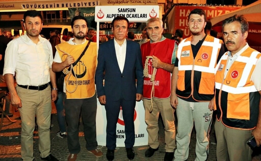 Canik Belediye Başkanı Osman Genç Demokrasi nöbeti - Resim 10
