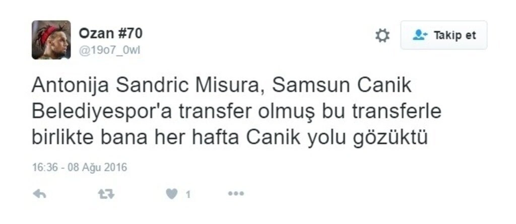 Antonija Misura Sandic Samsun Canik Belediyespor'a gelmesiyle tweetler yağdı - Resim 4