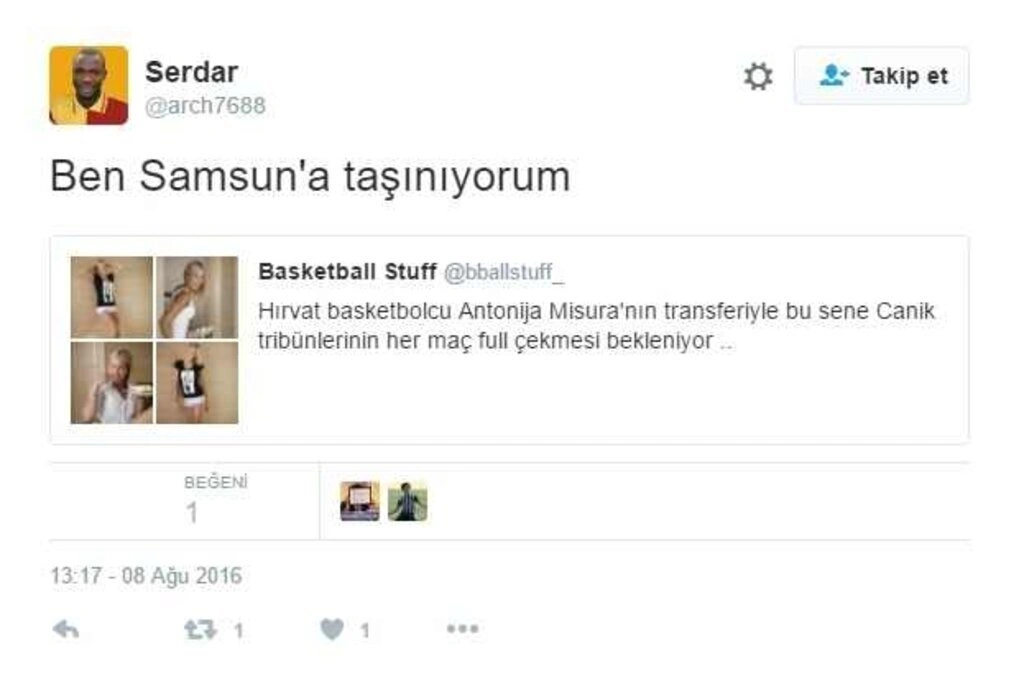 Antonija Misura Sandic Samsun Canik Belediyespor'a gelmesiyle tweetler yağdı - Resim 8