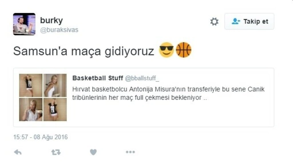 Antonija Misura Sandic Samsun Canik Belediyespor'a gelmesiyle tweetler yağdı - Resim 11