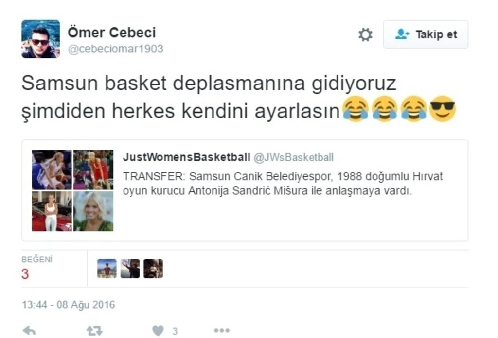 Antonija Misura Sandic Samsun Canik Belediyespor'a gelmesiyle tweetler yağdı - Resim 18
