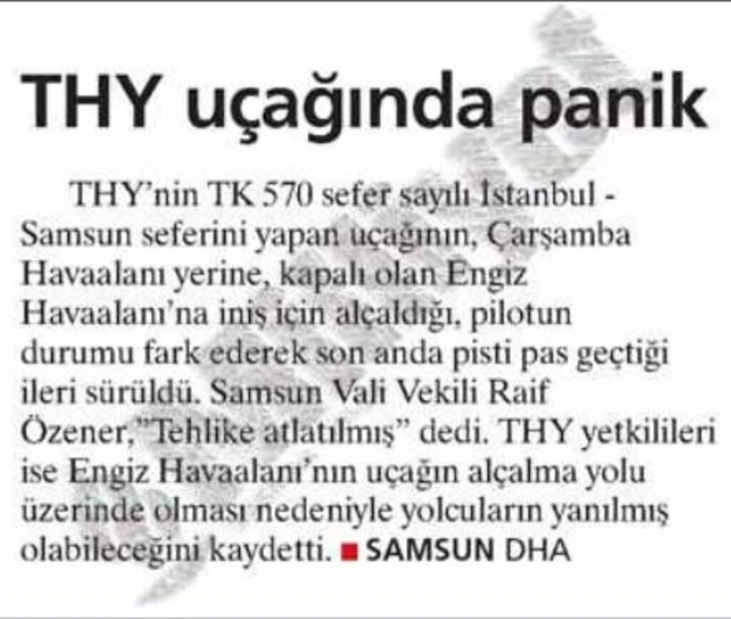 Samsun Havalimanı ve Samsun Çarşamba Havalimanı tarihi! - Resim 28