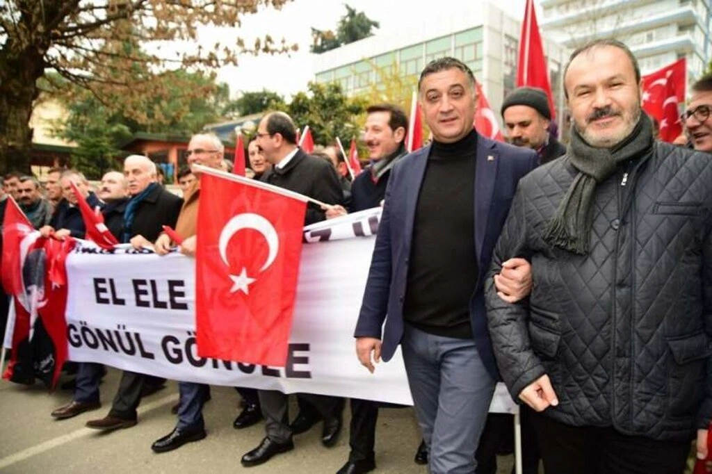 Teröre karşı Samsun tek yürek oldu - Resim 1