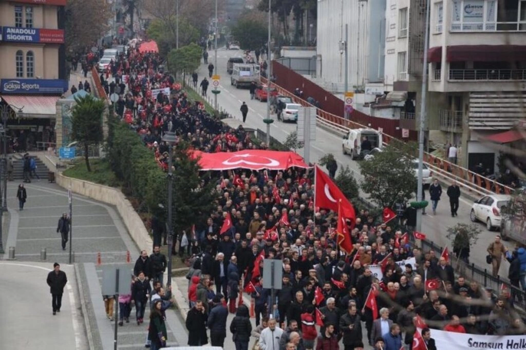 Teröre karşı Samsun tek yürek oldu - Resim 5
