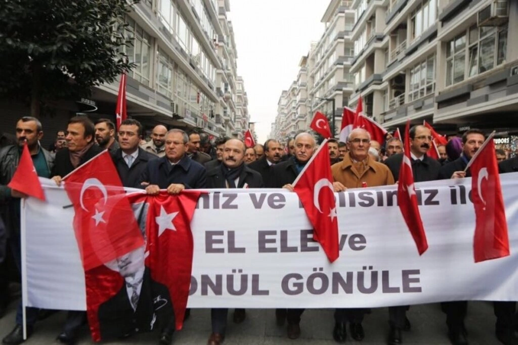 Teröre karşı Samsun tek yürek oldu - Resim 9