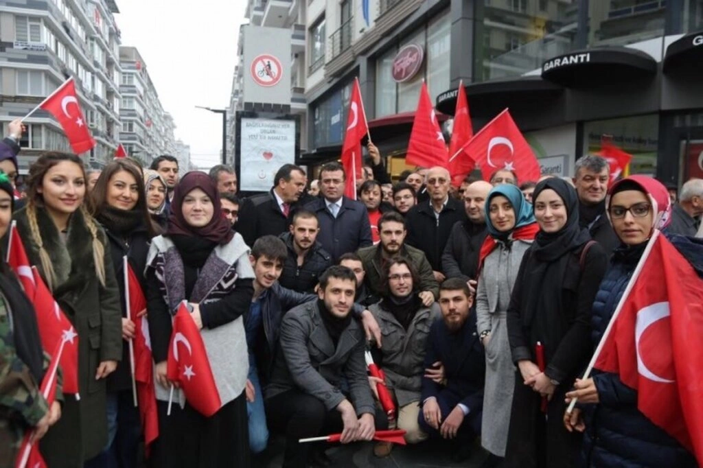 Teröre karşı Samsun tek yürek oldu - Resim 14