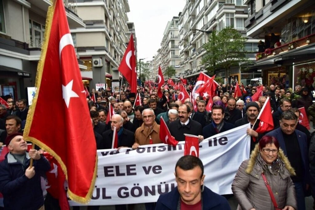 Teröre karşı Samsun tek yürek oldu - Resim 15