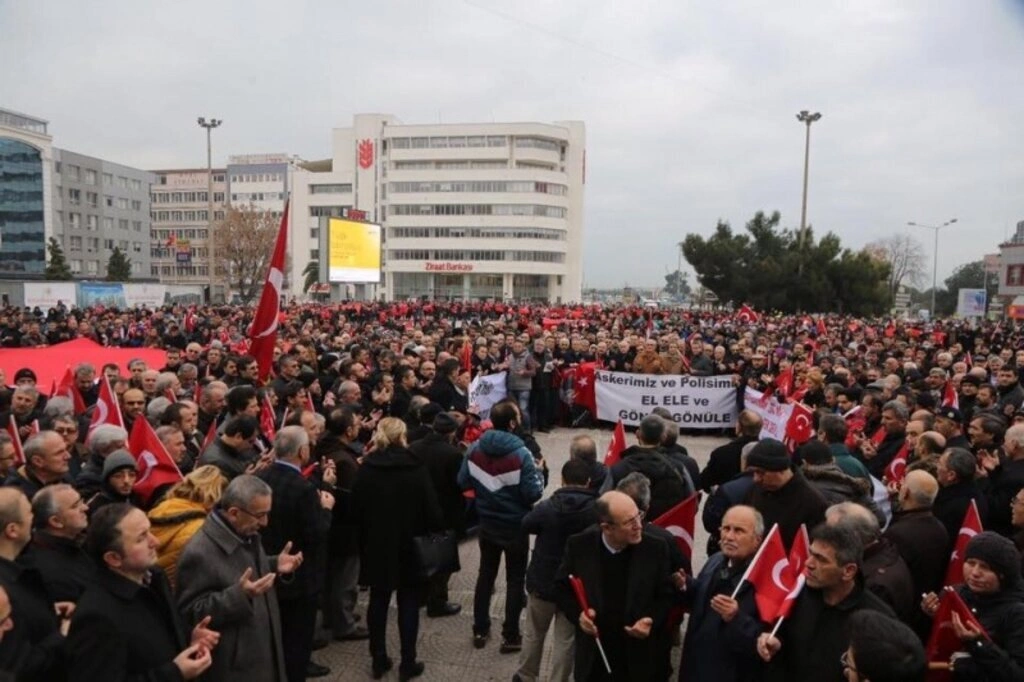 Teröre karşı Samsun tek yürek oldu - Resim 20
