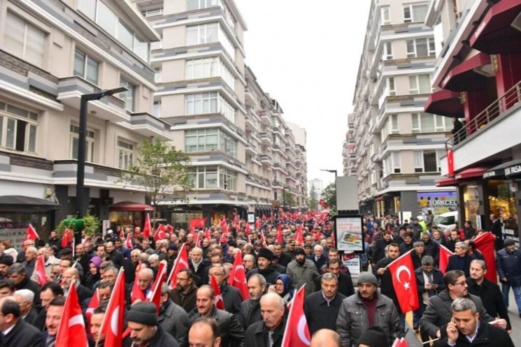 Teröre karşı Samsun tek yürek oldu - Resim 22