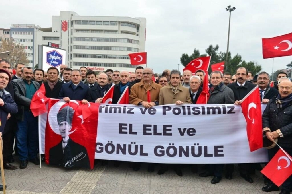 Teröre karşı Samsun tek yürek oldu - Resim 29