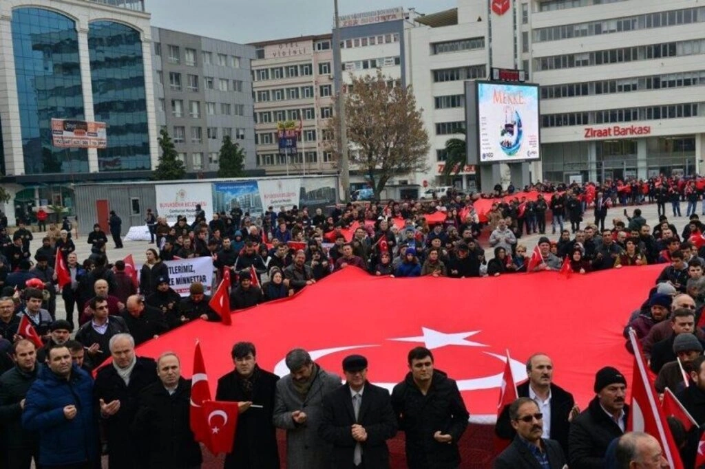 Teröre karşı Samsun tek yürek oldu - Resim 30