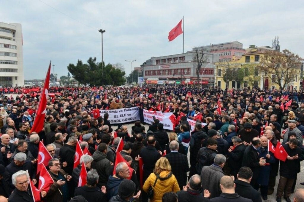 Teröre karşı Samsun tek yürek oldu - Resim 31