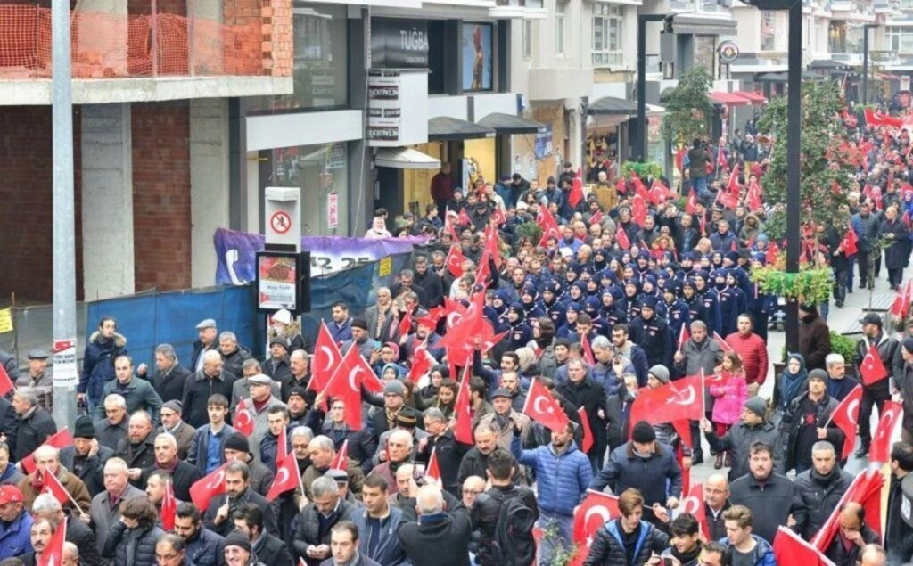 Teröre karşı Samsun tek yürek oldu - Resim 35