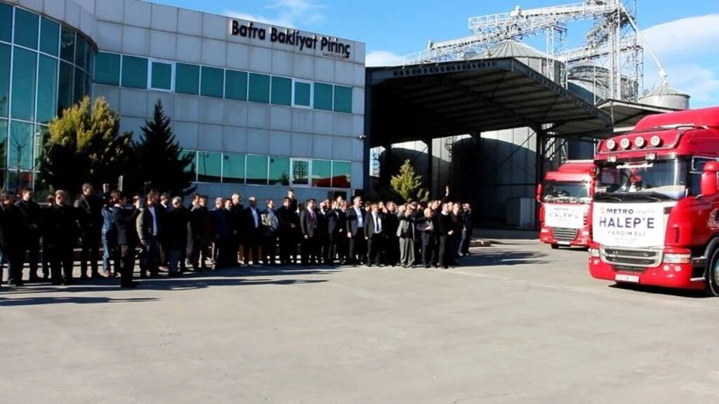 Metro Holding'den Halep'e 150 ton pirinç - Resim 5