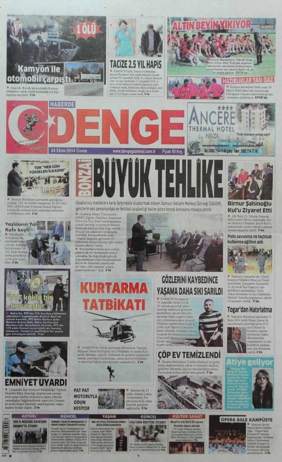 24 Ekim Cuma günü gazeteleri - Resim 3