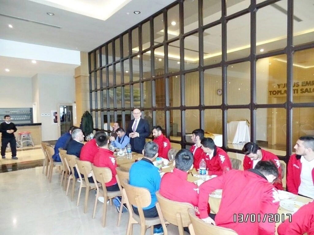 Başkanlar Termespor kampını ziyaret etti - Resim 8